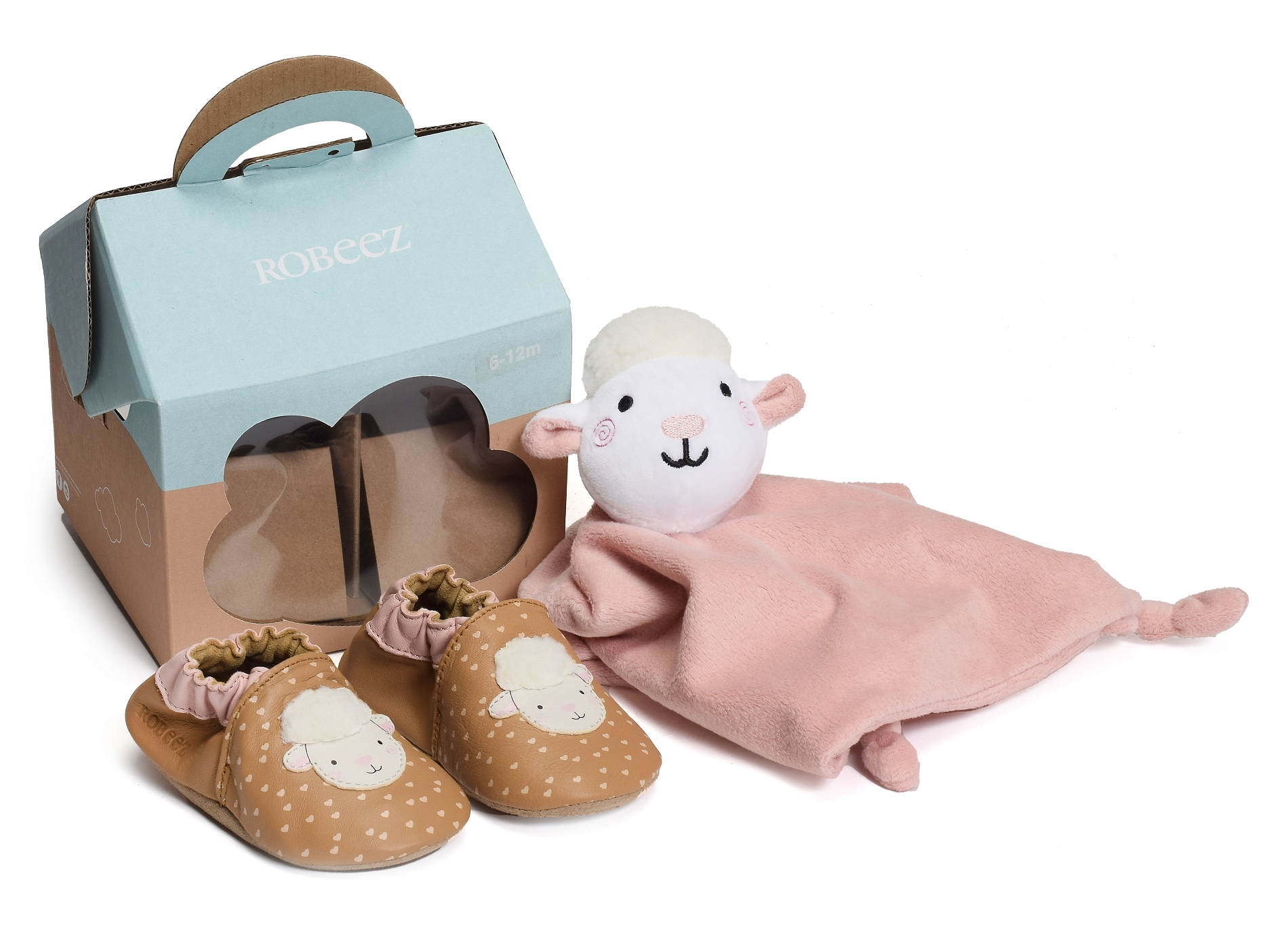 Coffret naissance sweet sheep camel rose
