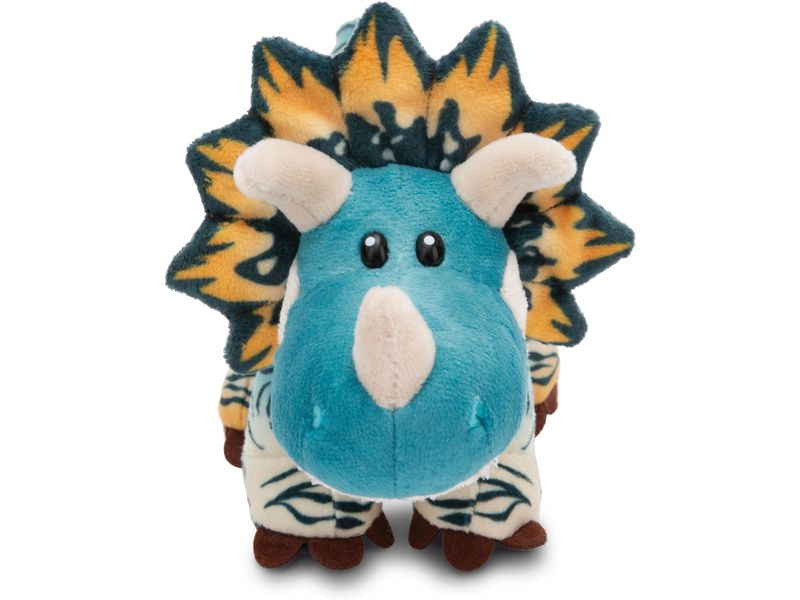 Nici Green Plüsch Dino Cerastupsy stehend 20 cm Nachhaltiges Stofftier aus weichem Plüsch