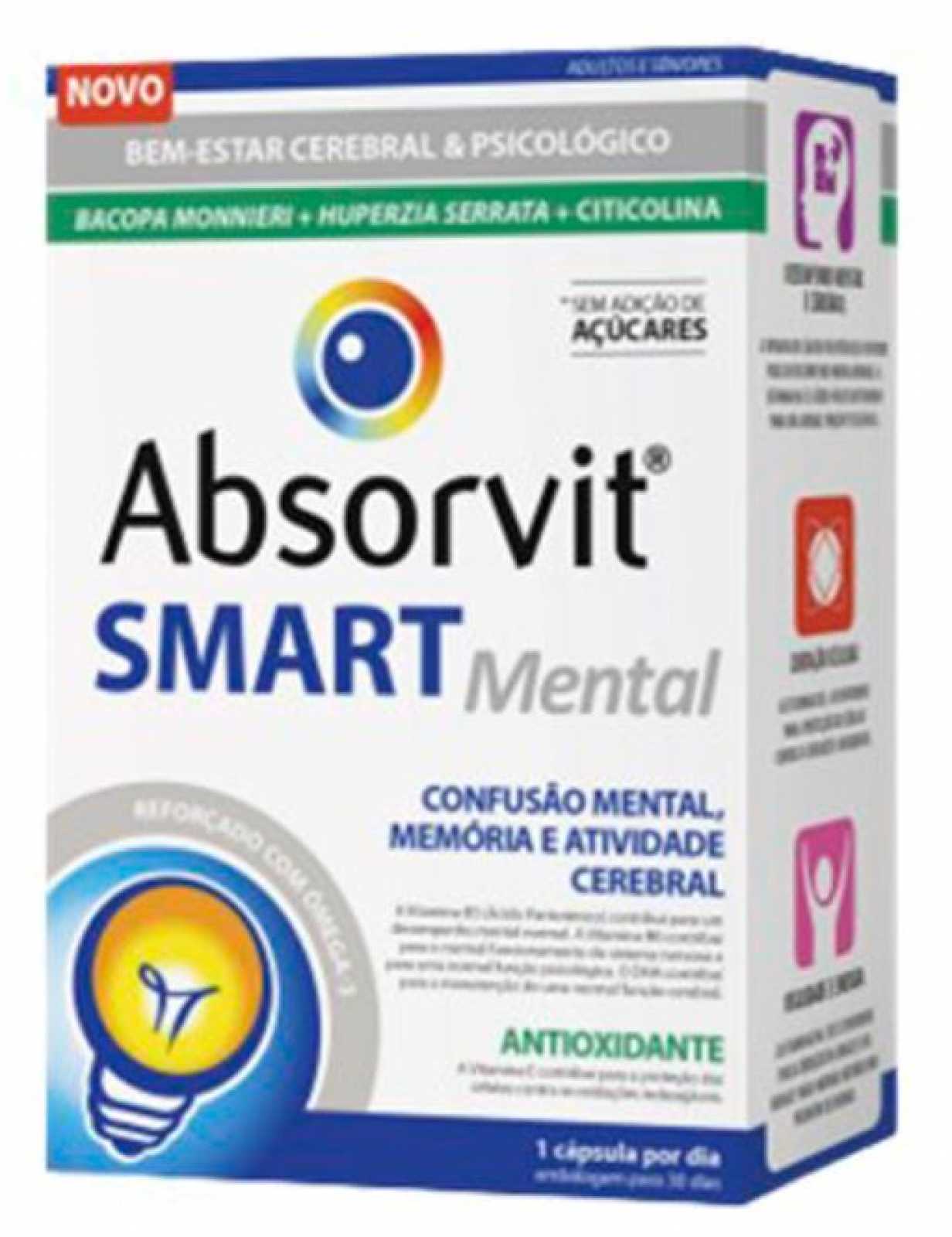Absorvit Smart Mental 30 cápsulas
