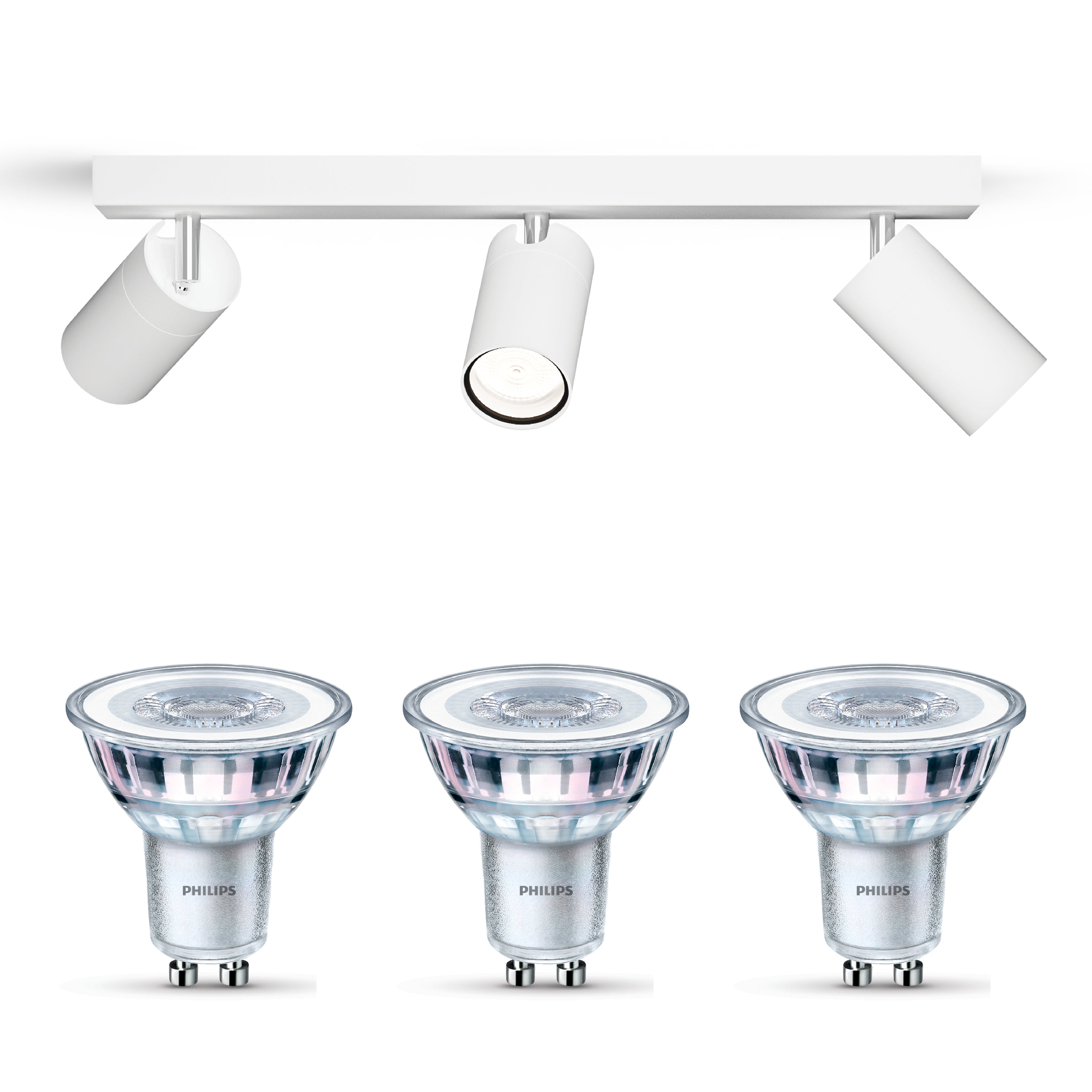 Philips Idris Opbouwspot - Plafondspots Incl. SceneSwitch LED Lamp