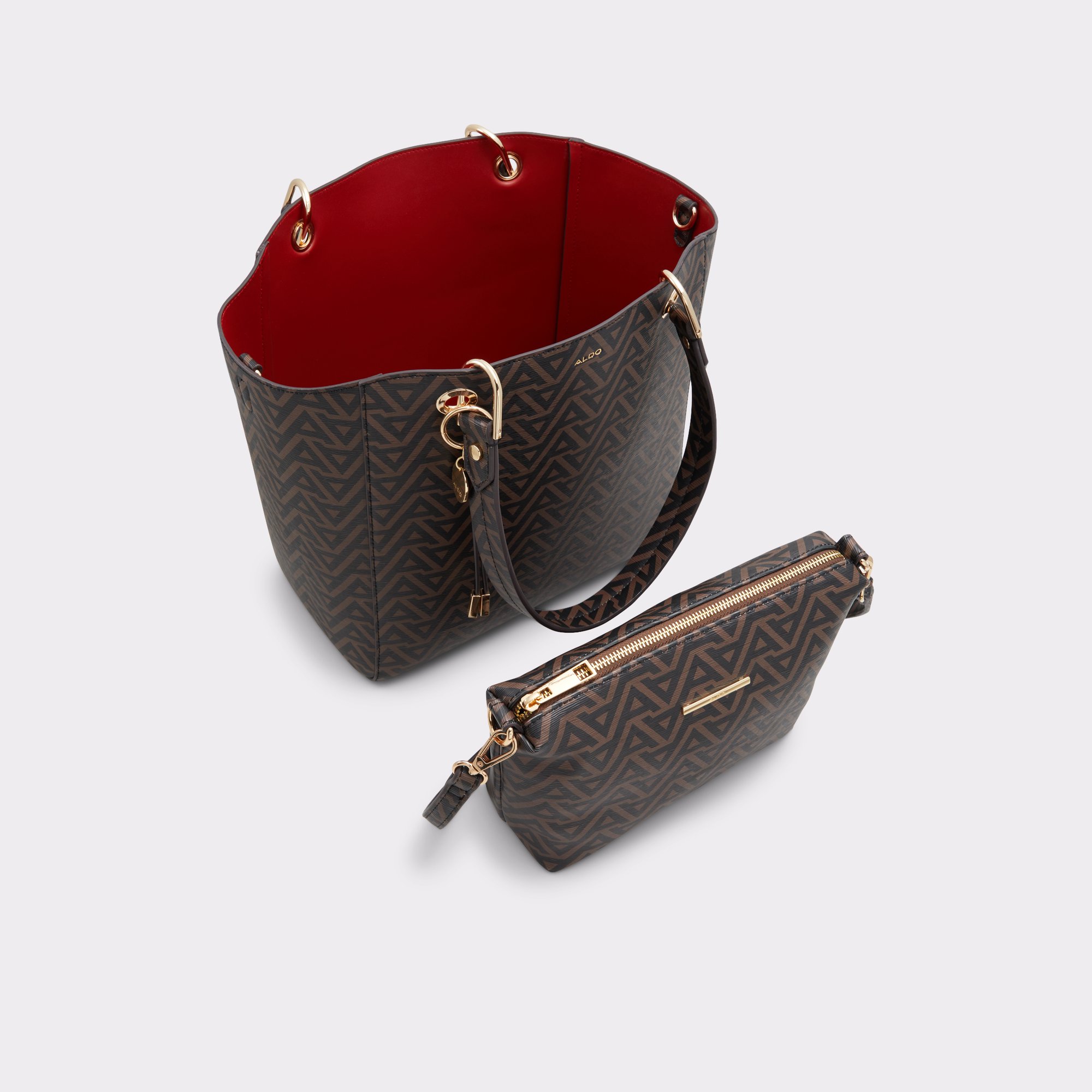 Marcelinee Brown Overflow Women Tote Bags