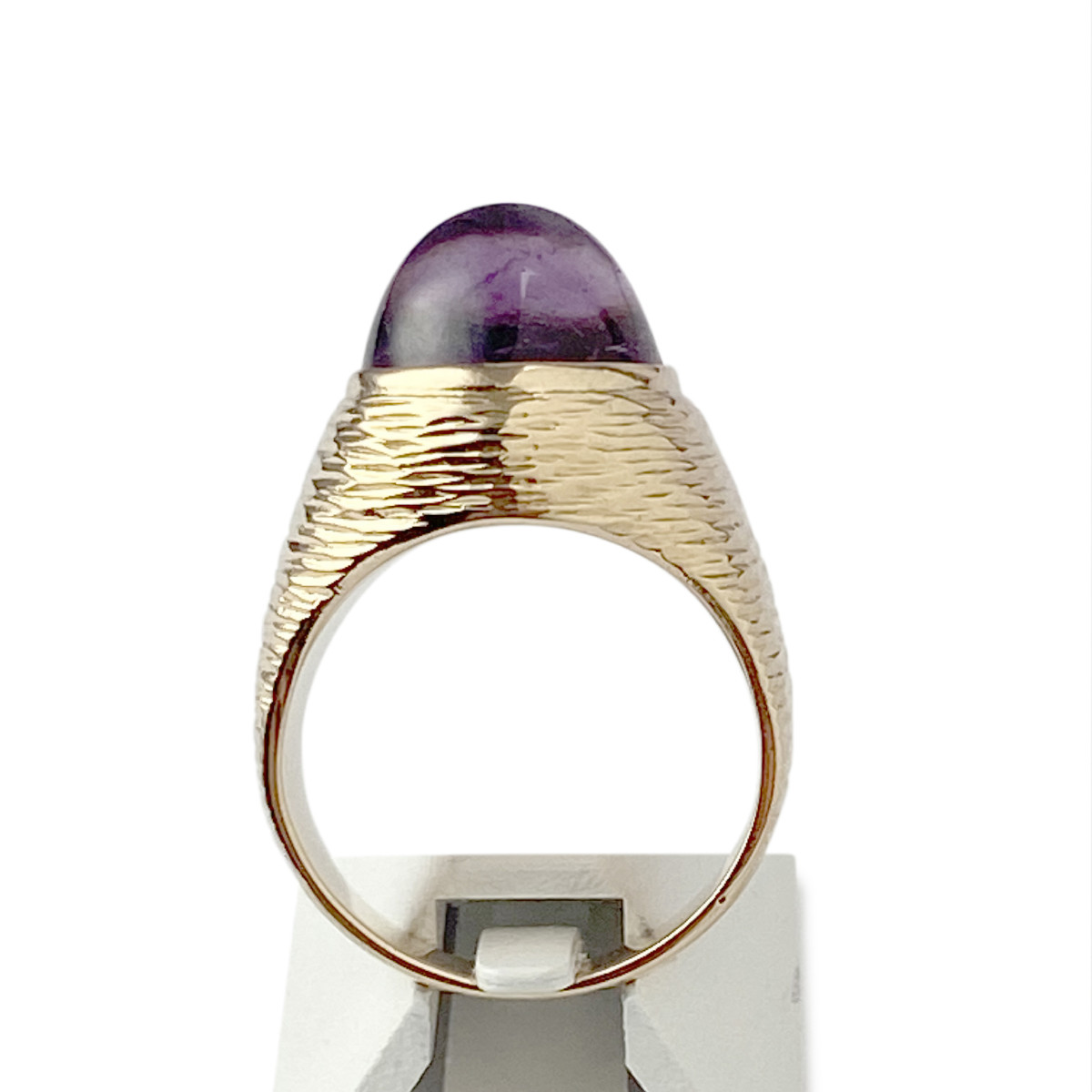 Bague d'occasion or 750 jaune améthyste