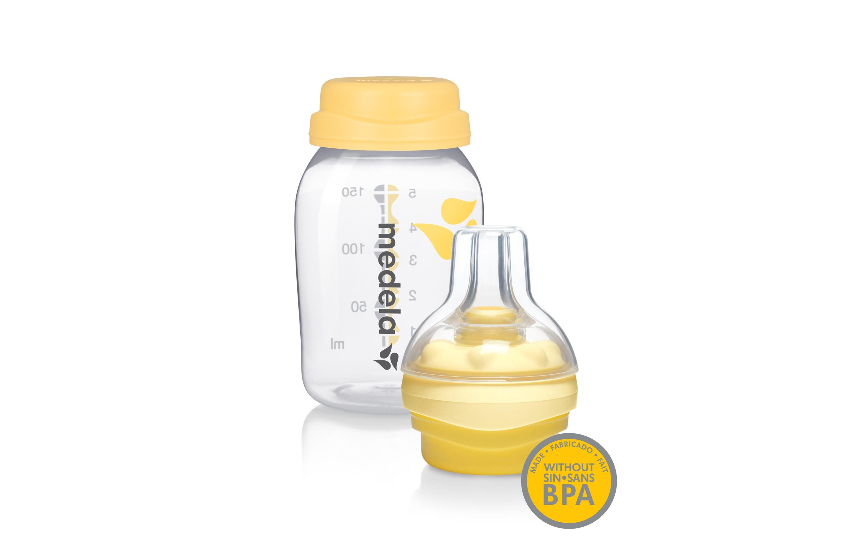 Kunststoffflasche Calma 150 mlMuttermilchflasche Calma