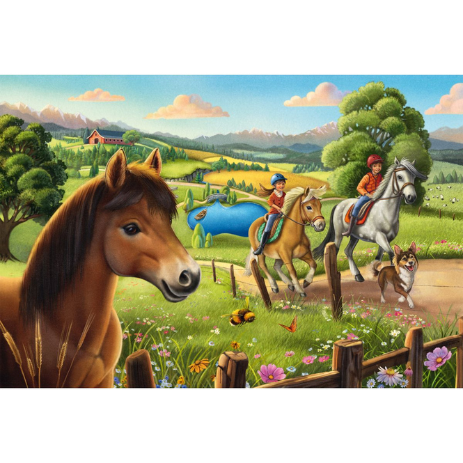 Puzzle Set - Meine Lieblingspferde - 3 x 48 Teile