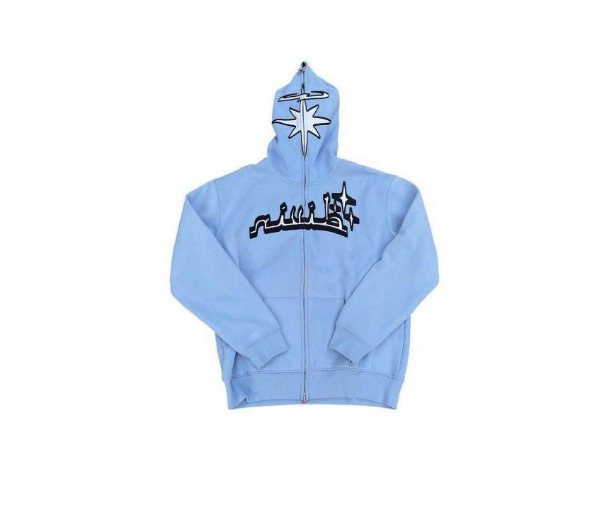 Jeshili - Stergeborduurde hoodie met rits