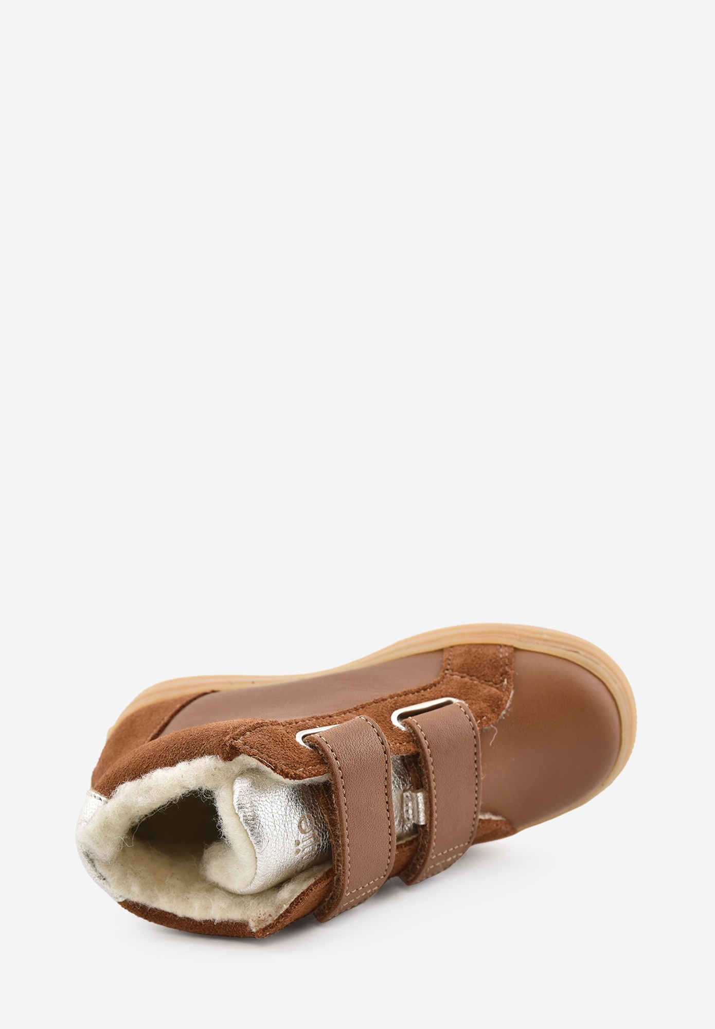Laax cœur Wollfutter Kleinkinder Cognac Gold