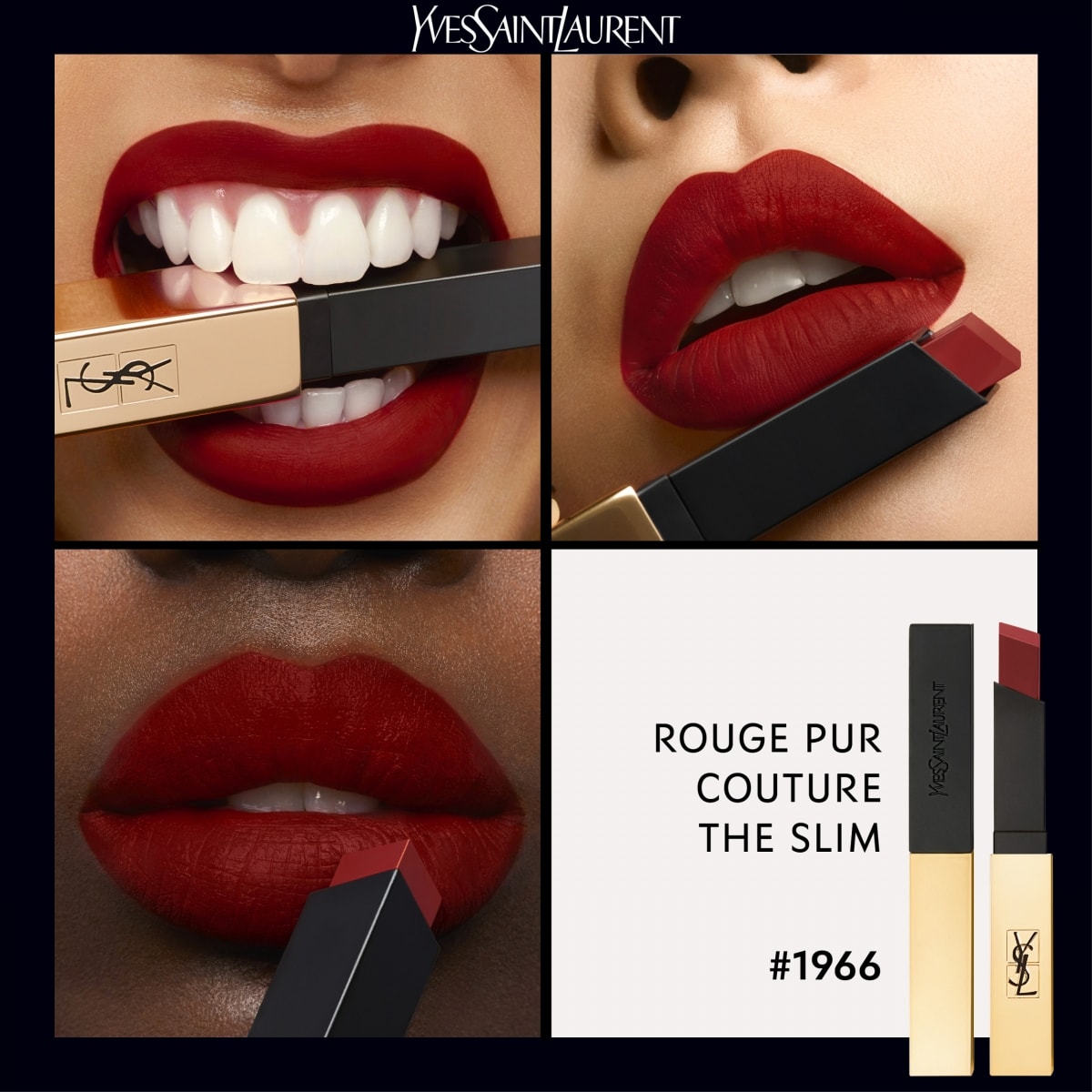 YVES SAINT LAURENT Rouge Pur Couture The Slim Rouge à Lèvres Ultra Mat