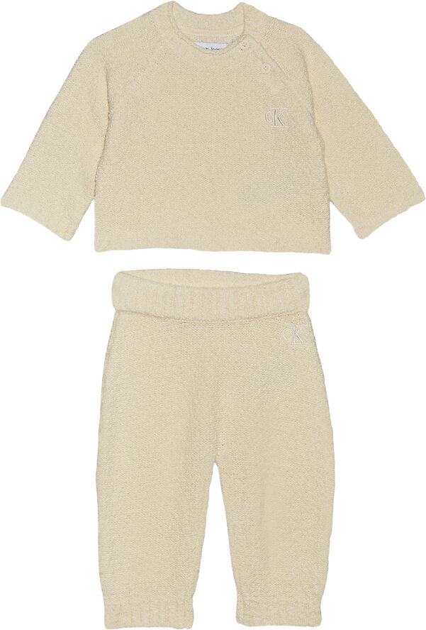 CK Kids Newborn TEXTURE KNITTED SWEATER SET Yab