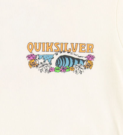 Quiksilver T-Shirt - Evo Aqua Wild - Snow White