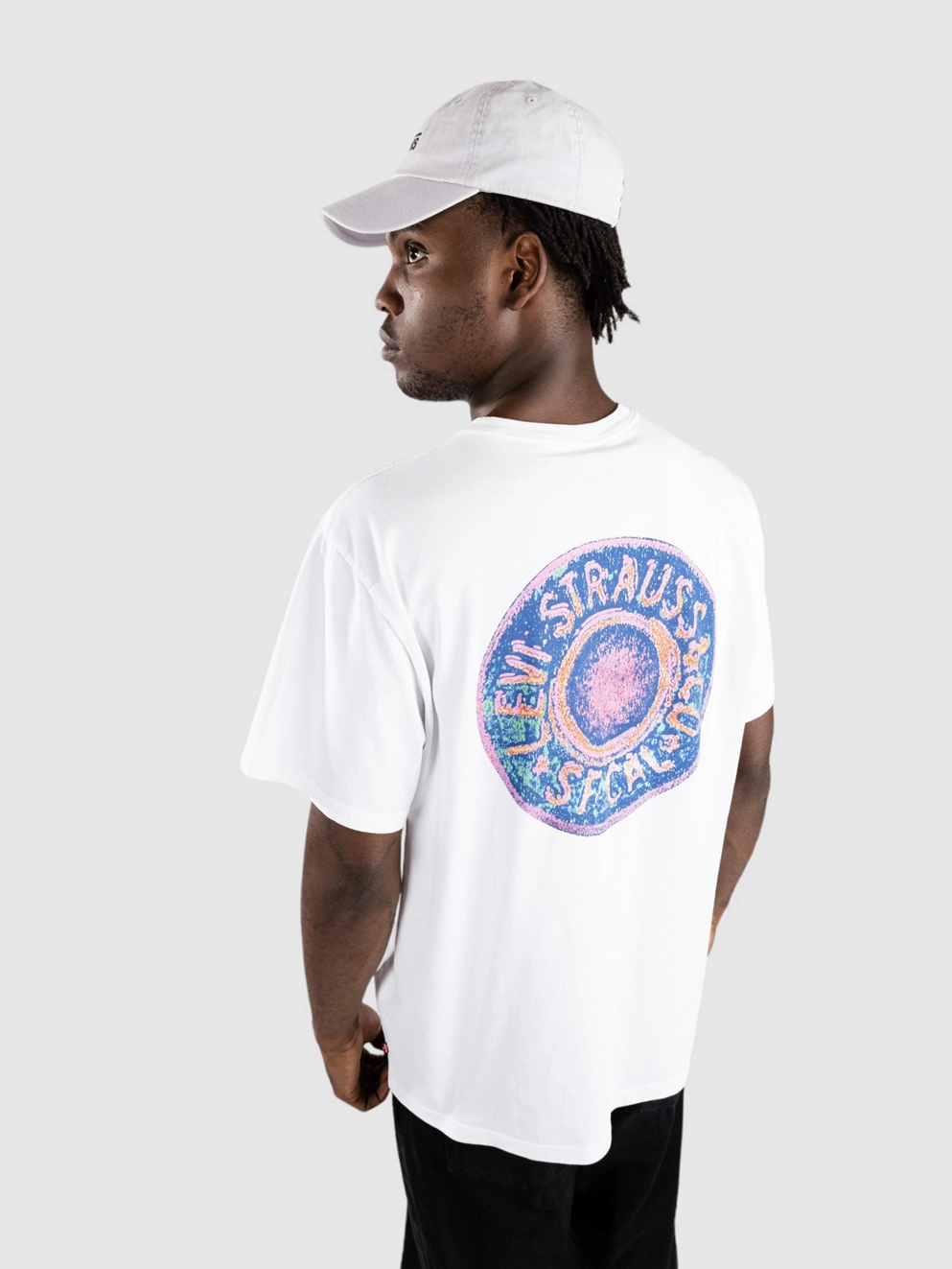 Levi's Lsess Relaxed Fit T-Shirt icon button white body