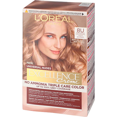 Permanent hårfarve 8U Light Blonde