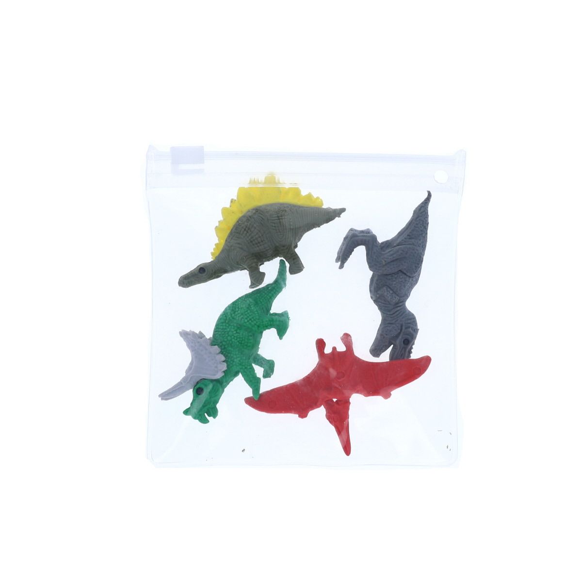 Lot de 4 gommes dinosaures Mercredi et Patati