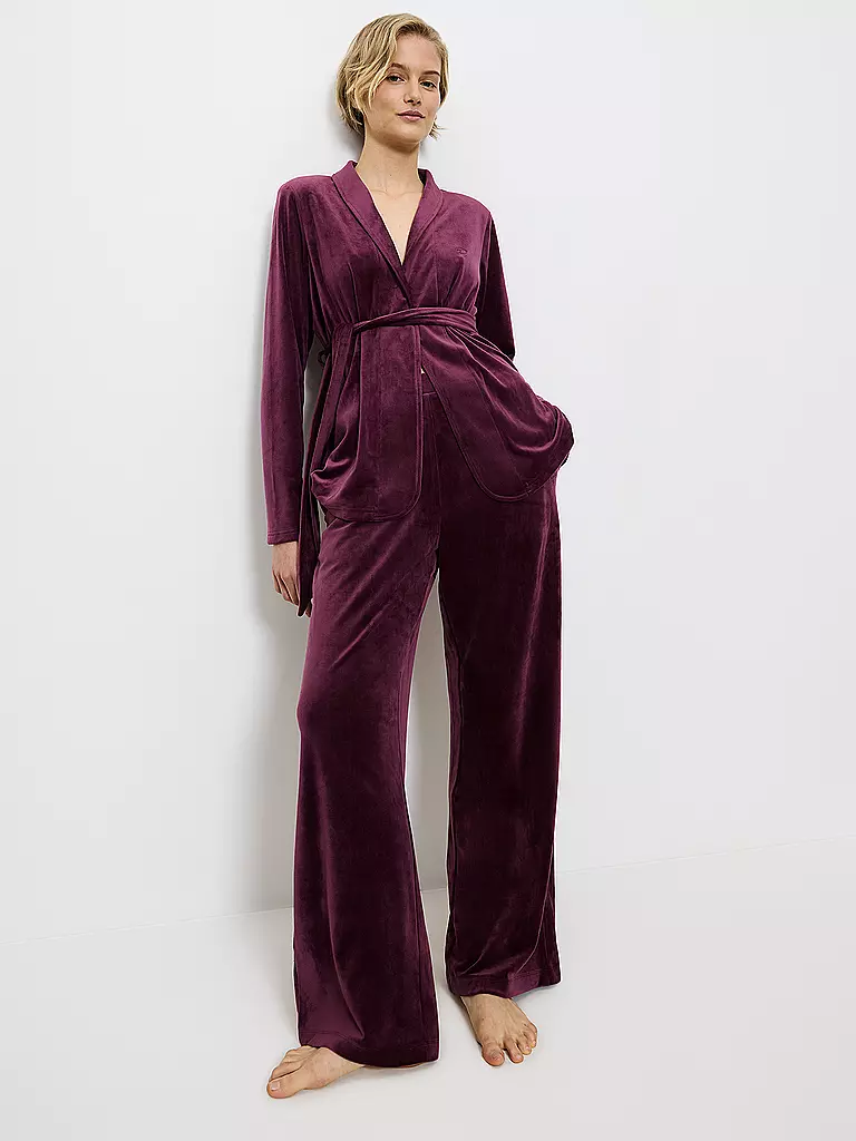TRIUMPH Loungewear Hose  dunkelrot