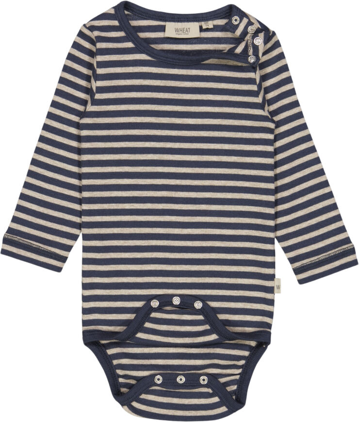 Wheat Stribet Basis Body Sea storm stripe