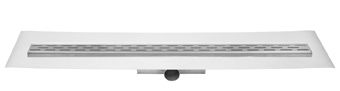 Easy Drain Compact 30 FF douchegoot enkele plaat 6x70mm m. zijuitloop RVS