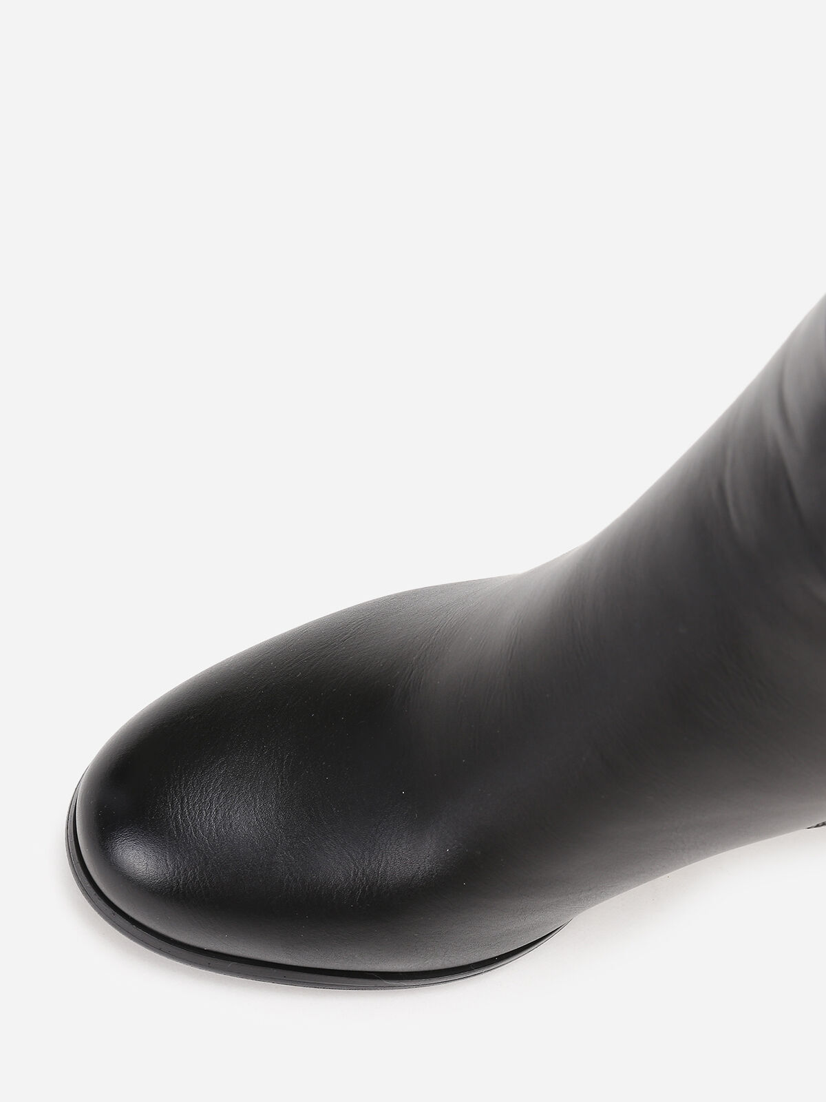 Bottines chelsea pailletées à talon- Noir