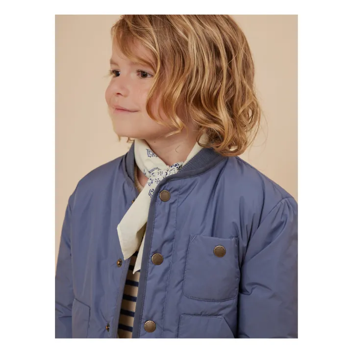Bonpoint Veste Matelassée Duran | Bleu gris