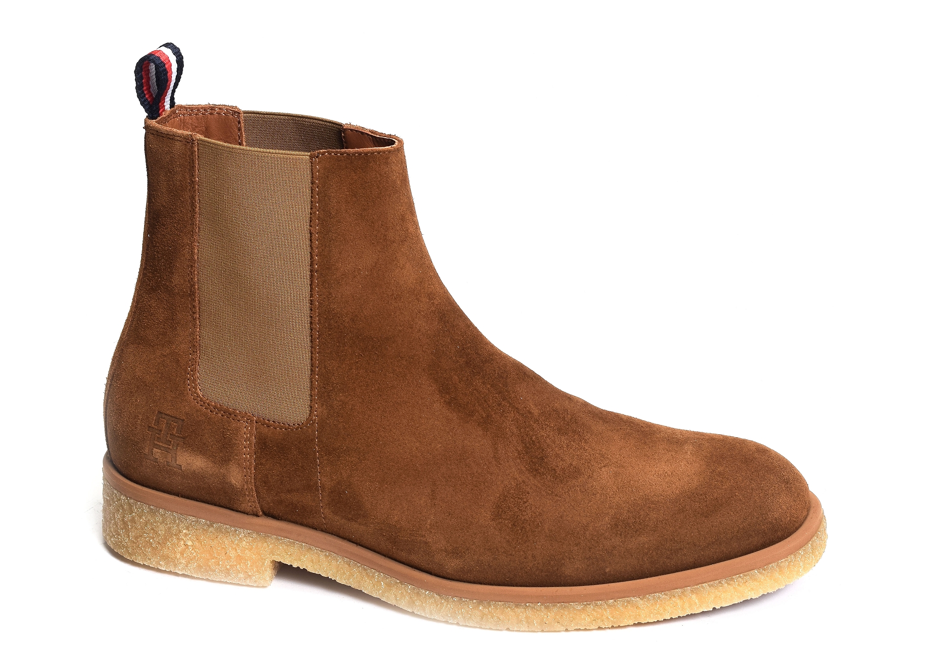 Hilfiger crepe suede chelsea 4871 marron