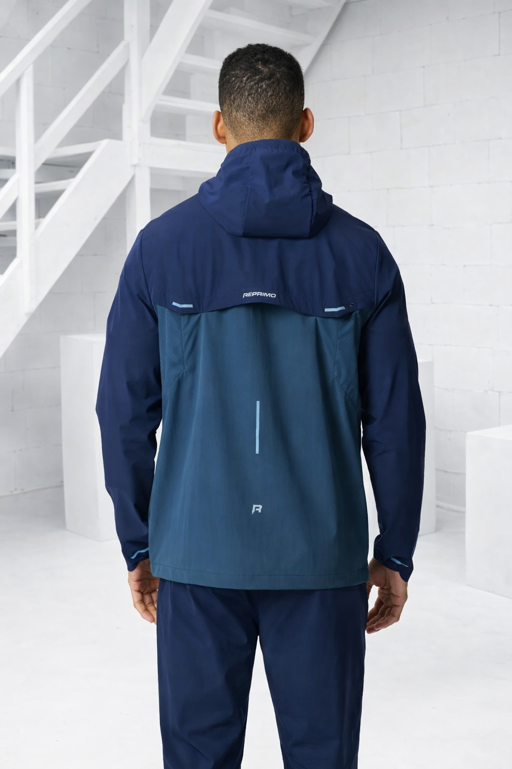 Reprimo Xcelerate Windbreaker Trainingspak Heren Donkerblauw