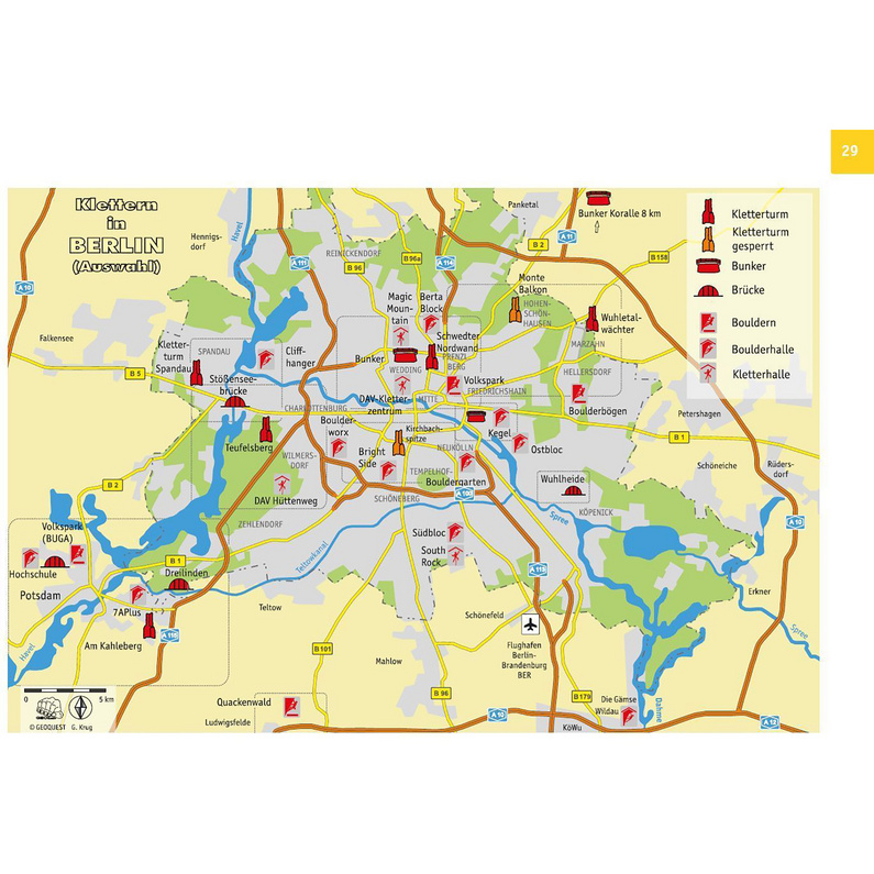 Geoquest Verlag Dickes B Kletter-/Boulderführer Berlin Brandenburg