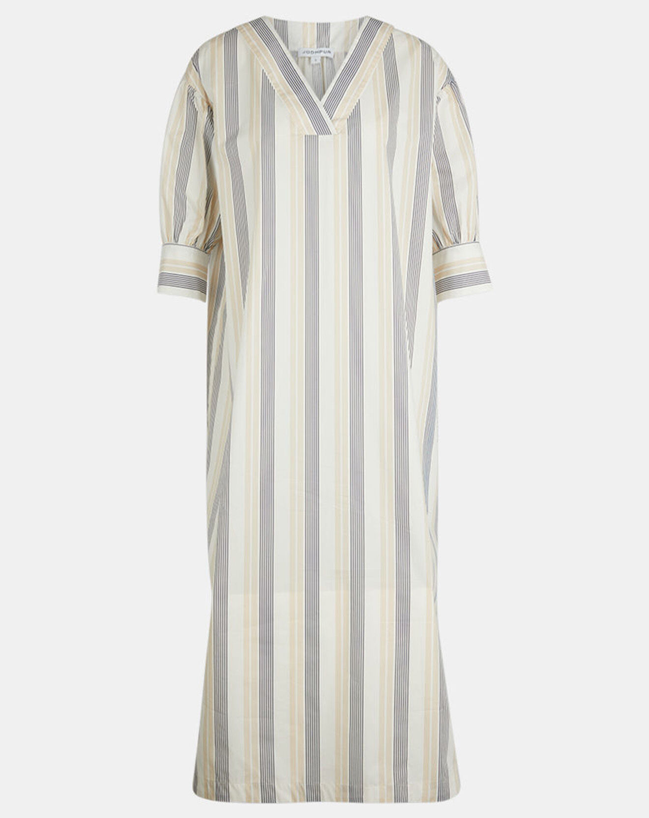 Jodhpur Robe Paula à rayures beige