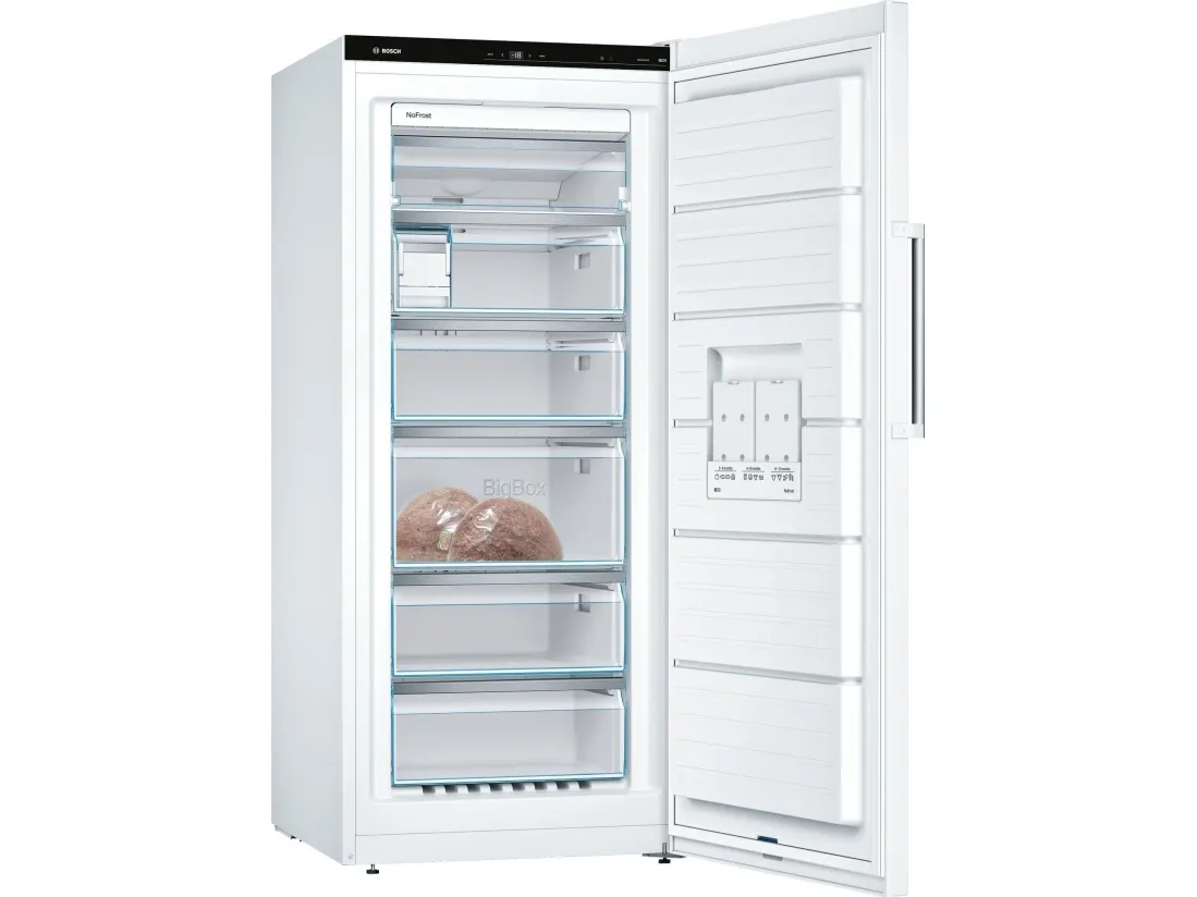 Bosch Serie | 6 GSN51AWDV - Fryser - stående - bredde: 70 cm - dybde: 78 cm - højde: 161 cm - 290 liter - Klasse D - hvid