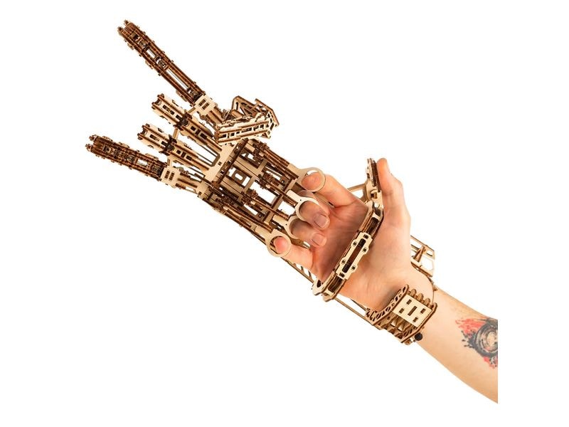 WoodTrick Bausatz Cyber Hand Roboterhand aus Holz