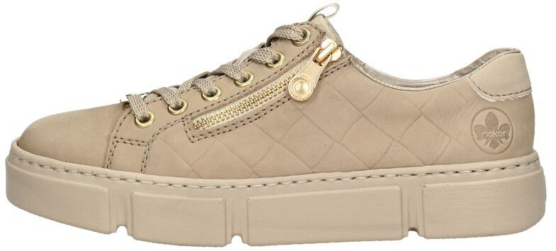Rieker Veterschoenen Laag beige