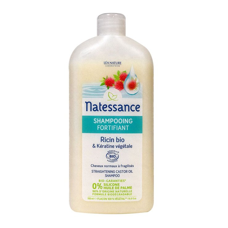 Shampooing fortifiant ricin bio et kératine végétale 500ml