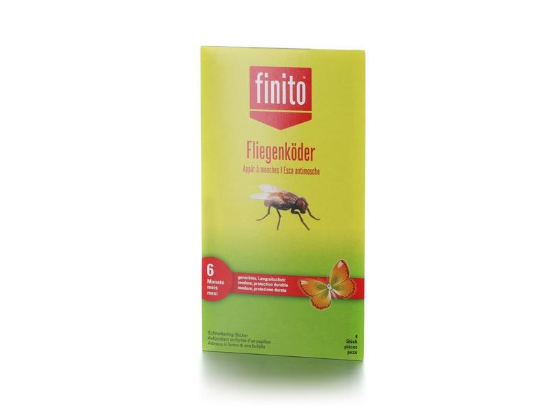 finito Insektenfalle Fliegenköder dekorativ, 4 Stück Fliegenfänger
