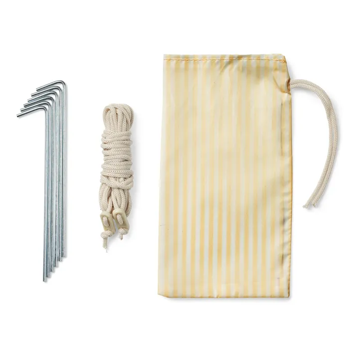Liewood Tente de plage pop up Cassie | Stripe Yellow mellow/Creme  de la creme