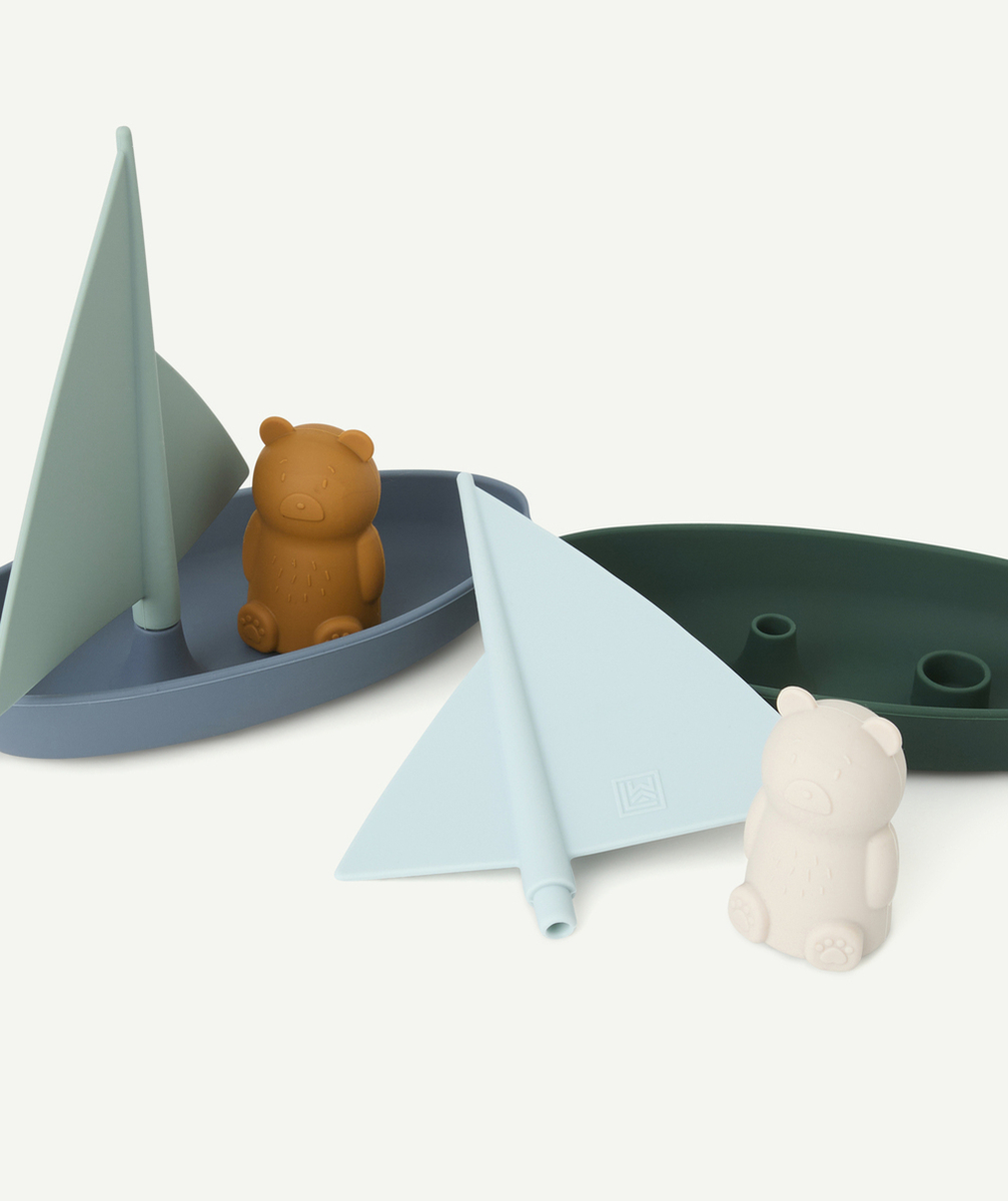 LIEWOODLOT DE 2 BATEAUX POUR LE BAIN BLEUS
