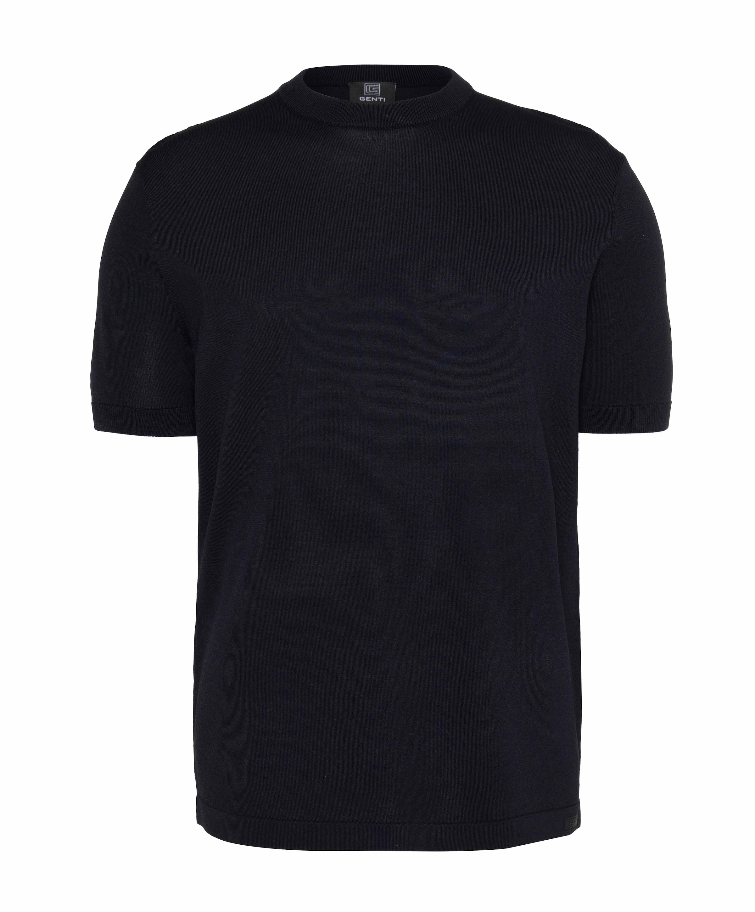 Genti Heren T-shirt blauw