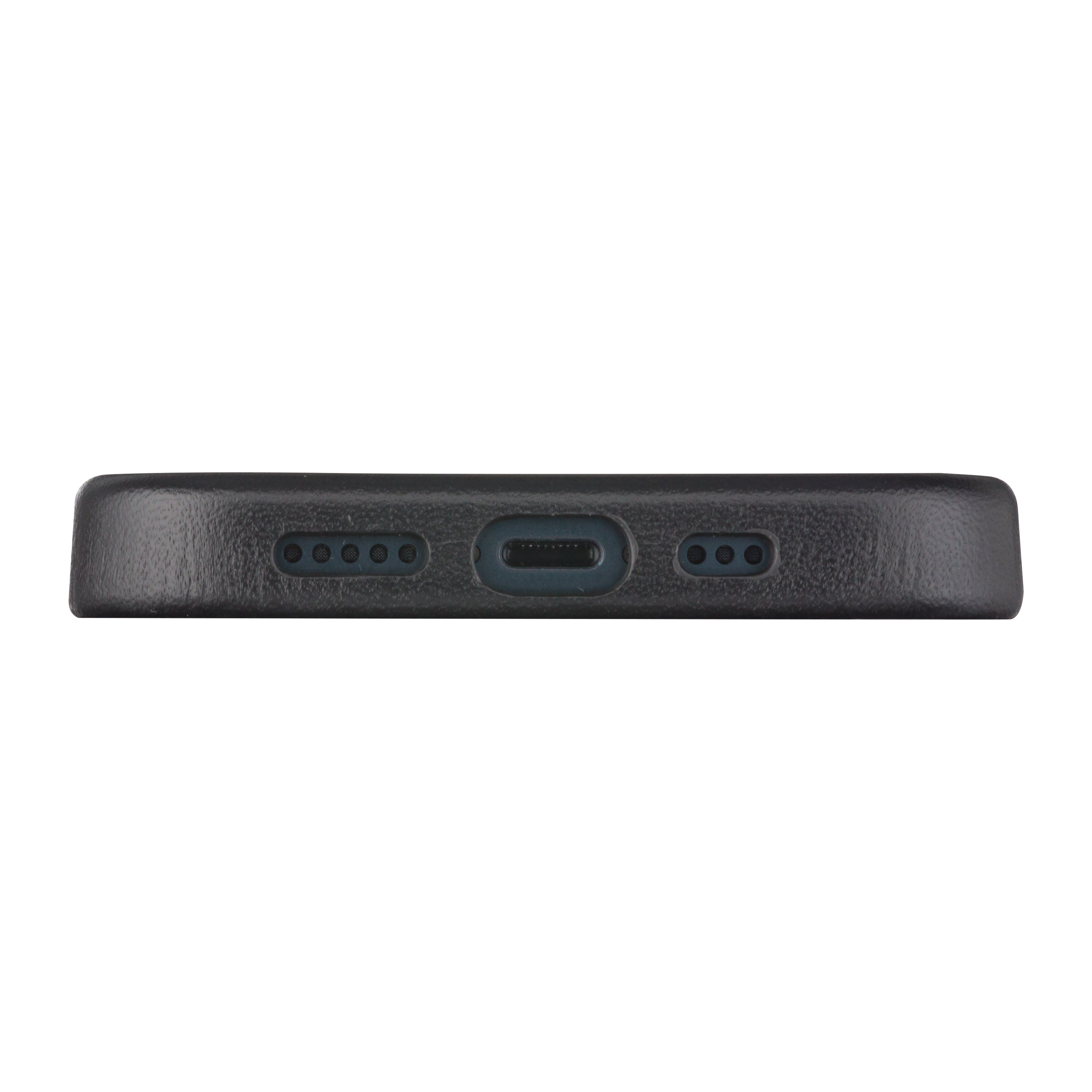 iPhone 14 MagSafe Echtleder Hardcase Hülle Roskilde Recycled (RO61GTBL1884) - Schwarz