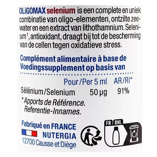 Nutergia Oligomax Selênio 150ml