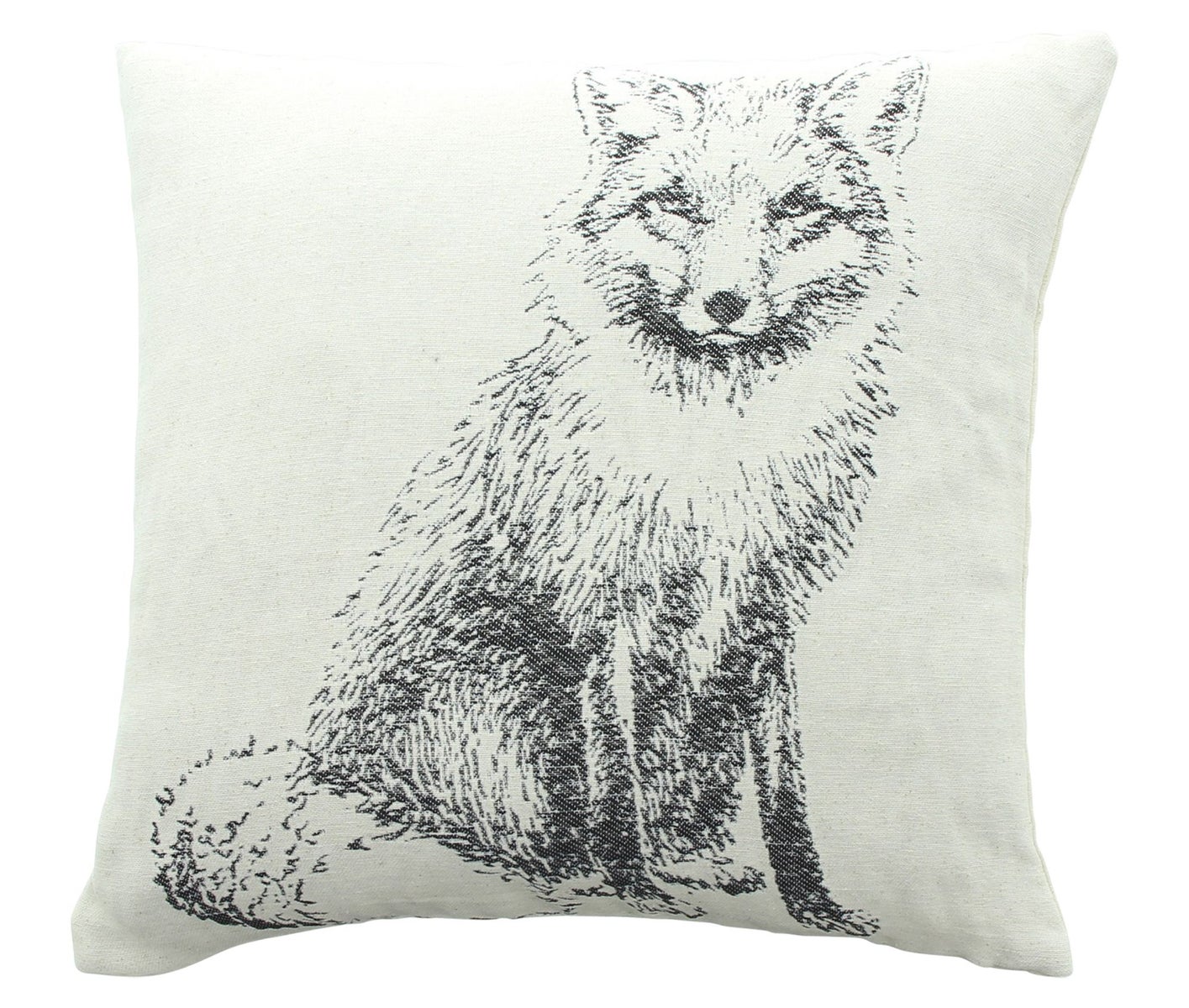 FRANK FLECHTWAREN | Kussenhoes Vos, polyester, katoen, metallic garen, 45 x 45 cm