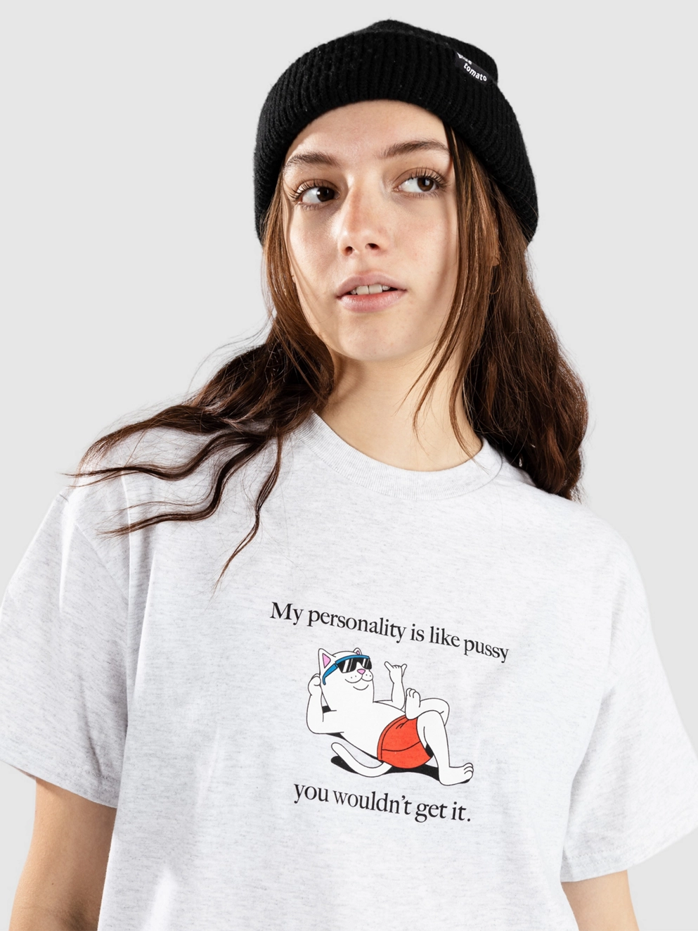 RIPNDIP You Wouldn'T Get It T-Shirt ash grey