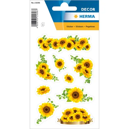 HERMA Sticker Sonnenblumen