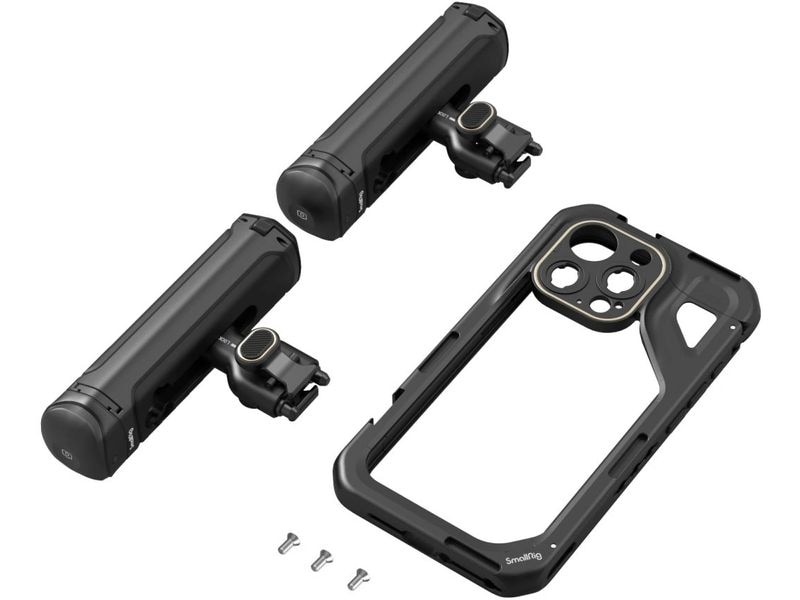 Smallrig Cage für iPhone 15 Pro Dual Handheld Mobiles Video Kit