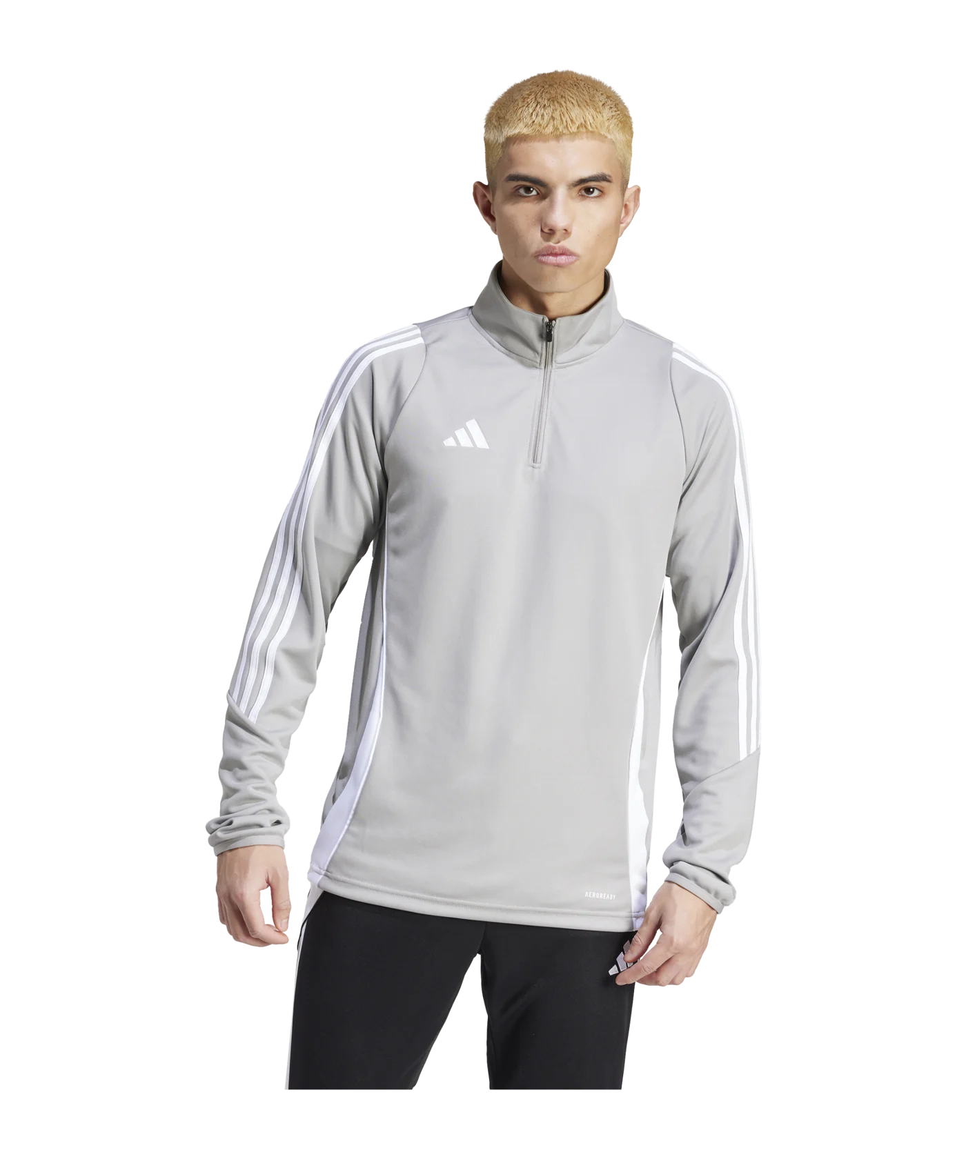 adidas Tiro 24 Trainingstop Grau Weiss