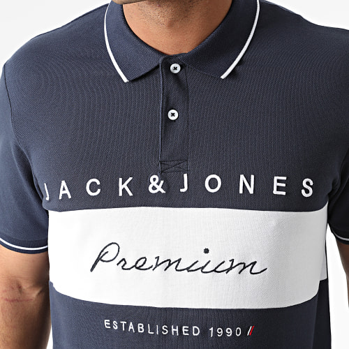 Polo Manches Courtes Bladuo Bleu Marine