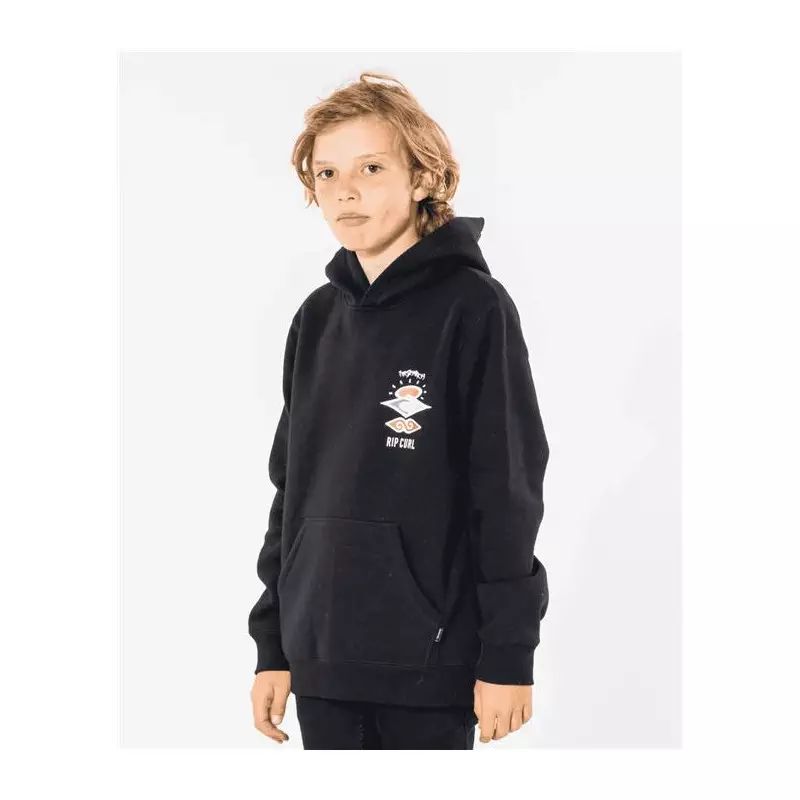 Sweat junior RIPCURL Search Icon Hood -Boy Black