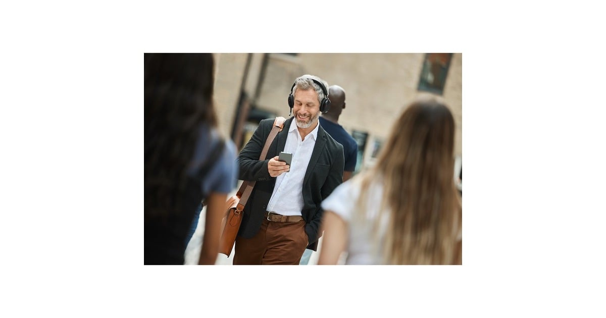 JabraEvolve2 75 on-ear headset  (Zwart, Link380c, Microsoft Teams)