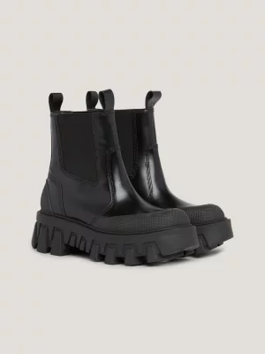 Botas Chelsea de couro robusto