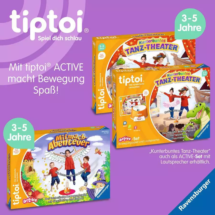 Ravensburger ACTIVE Dschungel-Olympiade bunt