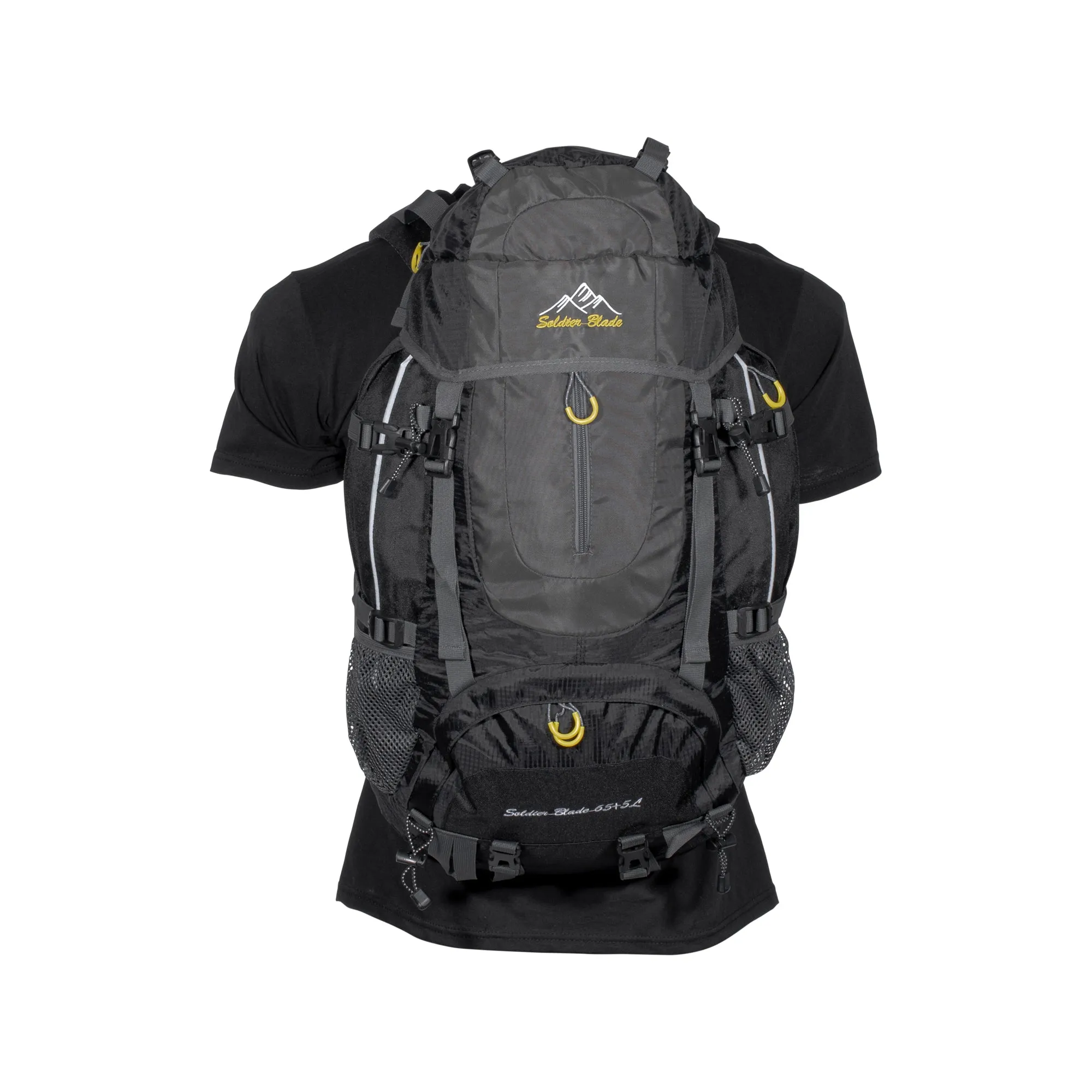 Diverse -  Rucksack Soldier Blade 65 + 5 L mit Solarbatterie