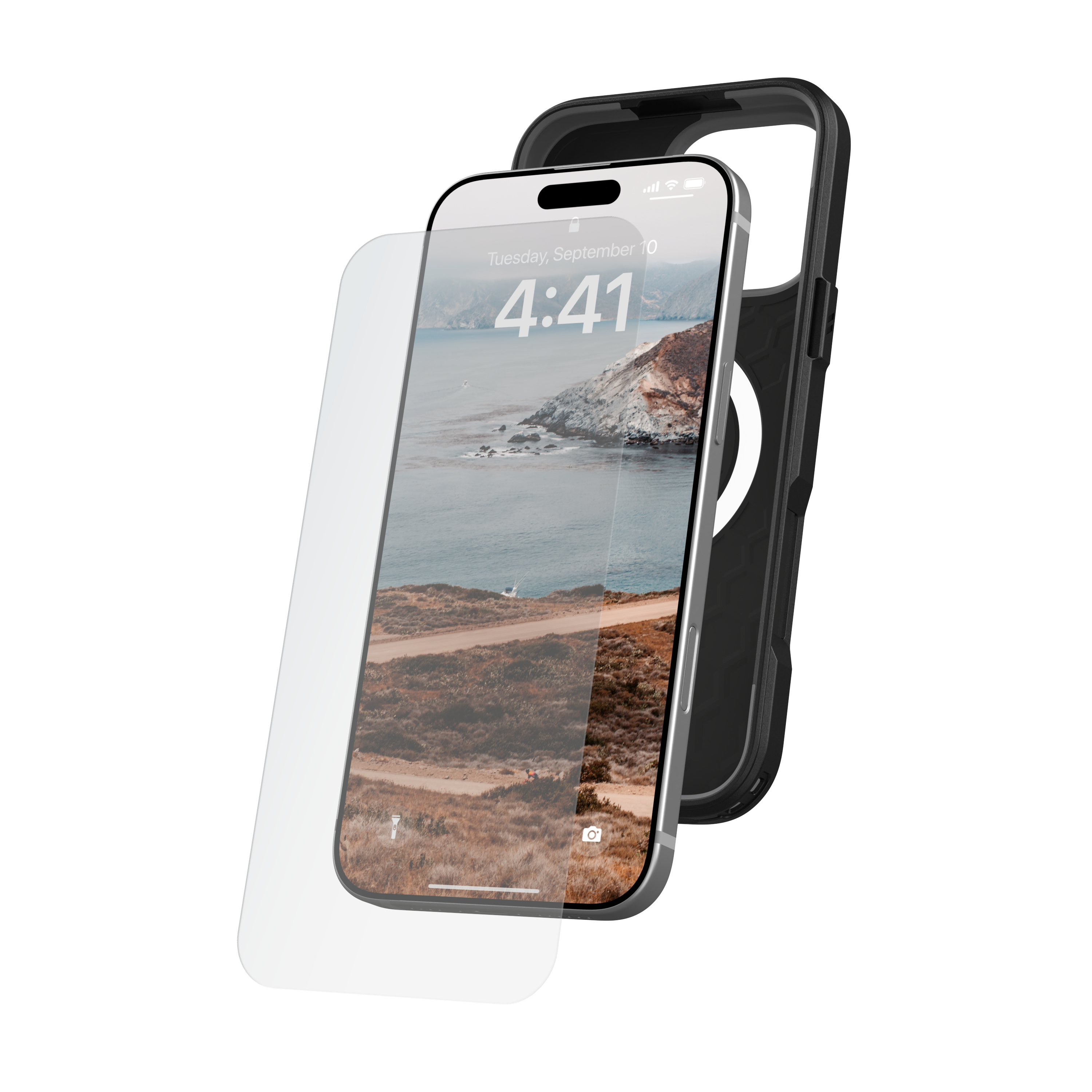 iPhone 16 Pro Max Glass Shield Panzer Glas Displayschutz Case Friendly (14436411NA)