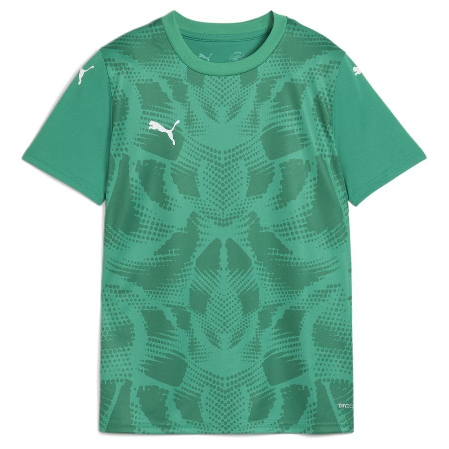 teamULTIMATE Jersey Jr Sport Green-PUMA White
