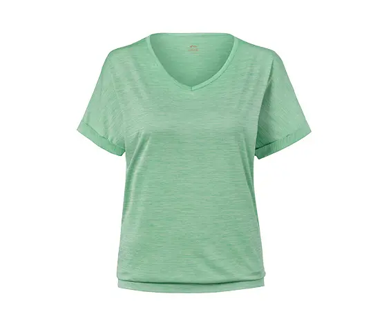 Funktionsshirt, mintfarben meliert