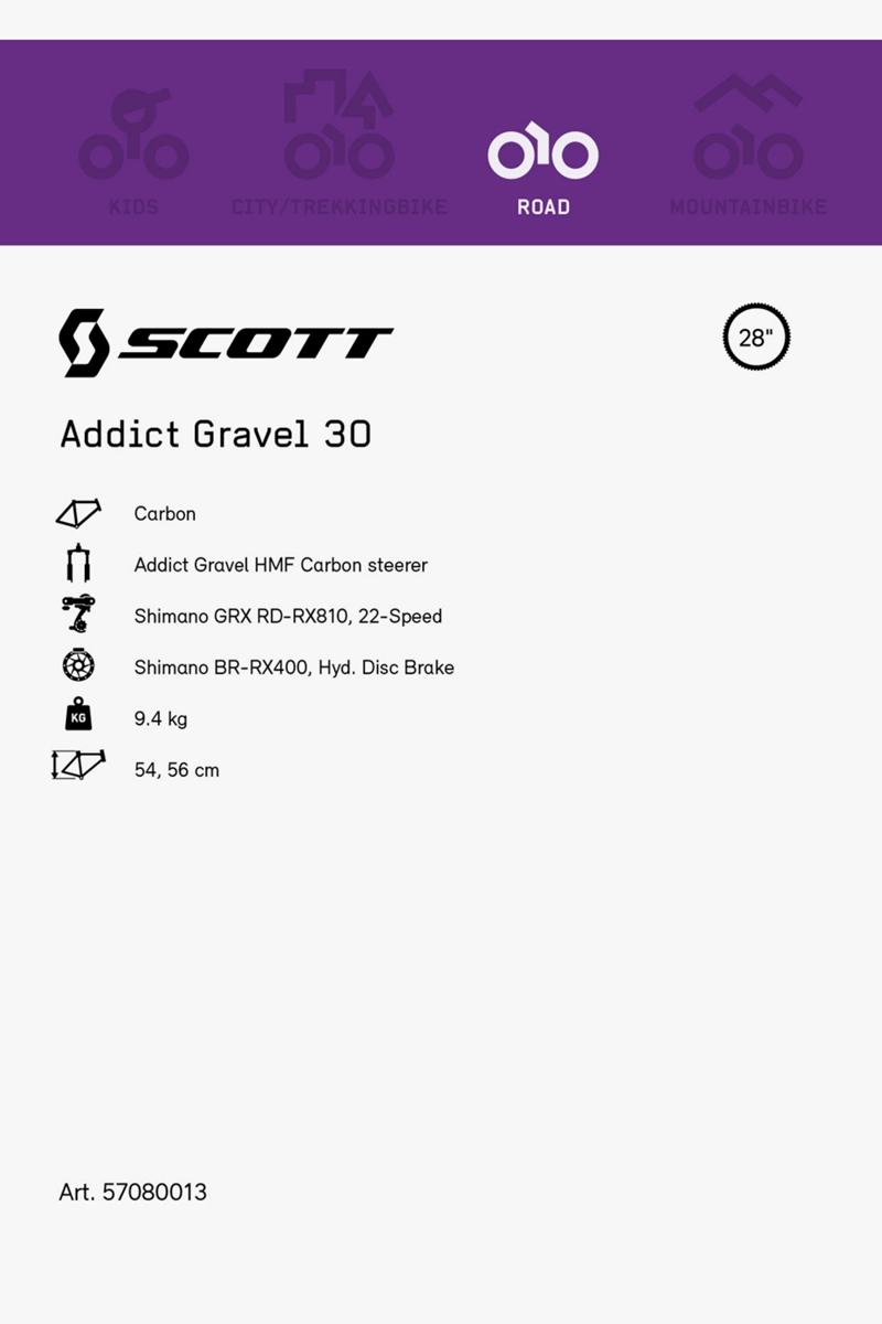SCOTT Addict 30 28 Gravel Bike 2023
